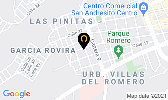 Mapa de Ebanistería Rueda en Bucaramanga