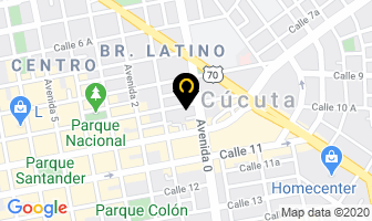 Mapa de Ecapetrol en Cúcuta