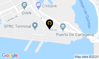 Mapa de Ecapetrol en Cartagena