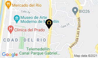 Mapa de Echeverri Juan David en Medellín