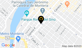 Mapa de Echeverri Trujillo Diego en Montería