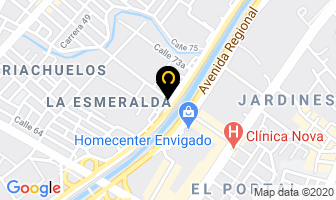 Mapa de Echeverri Y López Ltda. en Medellín