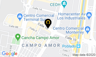 Mapa de Eclipse Comercializadora De Monturas en Medellín