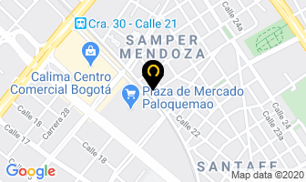Mapa de Eco Logica en Bogotá D.C