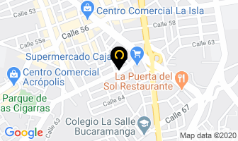Mapa de Ecogres en Bucaramanga