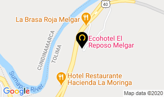 Mapa de Ecohotel El Reposo en Melgar