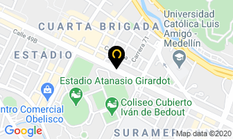 Mapa de Ecolfibras Ltda. en Medellín
