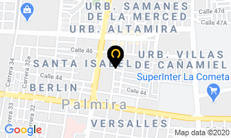 Mapa de Ecomaskotas en Palmira