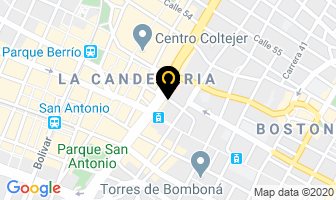 Mapa de Economedica en Medellín