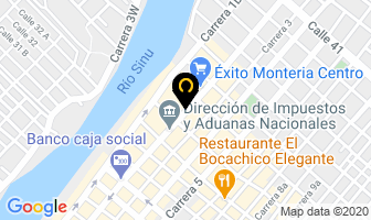 Mapa de Ecotures De Colombia en Montería