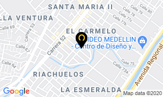Mapa de Edding Colombia S.a.s en Medellín