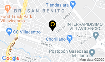 Mapa de Edicars en Villavicencio