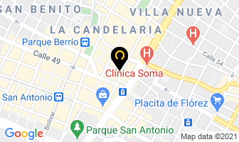 Mapa de Ediciones Nacionales en Medellín