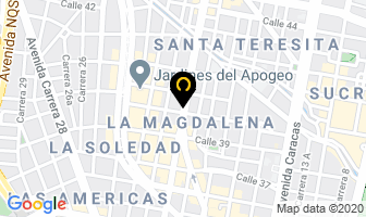Mapa de Edificaciones Y Vias S.a. en Bogotá D.C