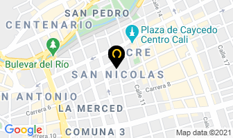 Mapa de Edificio Centro De Negocios San Francisco en Cali
