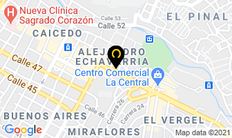 Mapa de Edigmec Maquinados en Medellín
