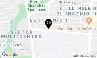 Mapa de Edith Huertas Prisma Odontología en Cali