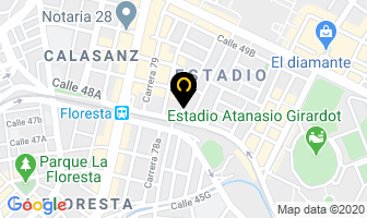Mapa de Edith Zulima Lara Sanchez en Medellín