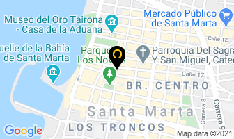 Mapa de Editorial Voluntad S.a. en Santa Marta