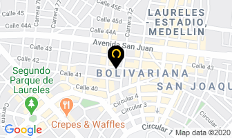 Mapa de Educador De Perros en Medellín