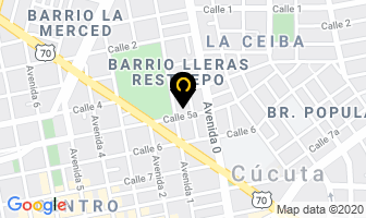 Mapa de Edwar Publicidad Internacional en Cúcuta