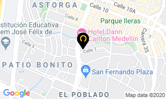 Mapa de Eesalud Ips en Medellín