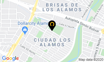 Mapa de Efe-cinco en Cali