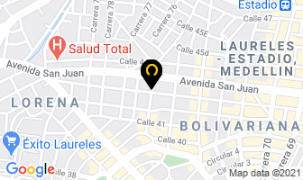Mapa de Efectivos Consultores en Medellín