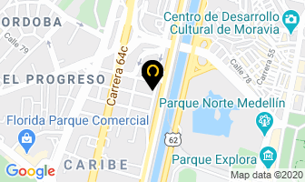 Mapa de Efiagro en Medellín