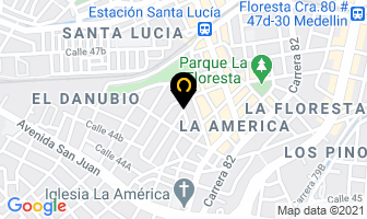 Mapa de Efiaires en Medellín
