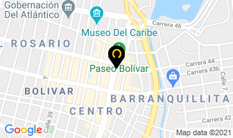 Mapa de Ego's Lens en Barranquilla
