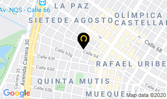 Mapa de Ejes Automotriz en Bogotá D.C
