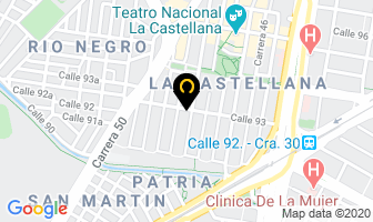 Mapa de Ekip De Colombia Ltda. en Bogotá D.C