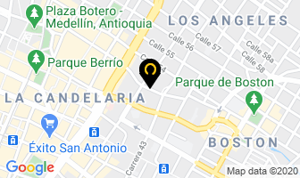 Mapa de El Acontista en Medellín