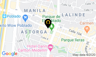 Mapa de El Alazan en Medellín