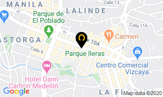 Mapa de El Altar en Medellín