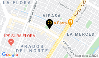 Mapa de El Antojo en Cali