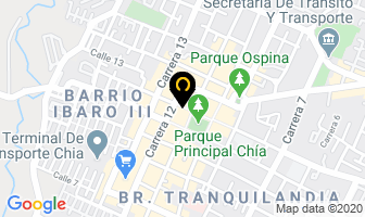 Mapa de El Arete Bonito en Chía