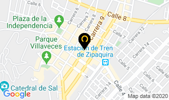 Mapa de El Arete Bonito en Zipaquirá