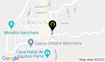 Mapa de El Balcón De Mi Pueblo en Barichara