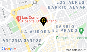 Mapa de El Bar De Bendor en Bucaramanga