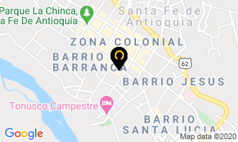 Mapa de El Bodegón en Santa Fe de Antioquia