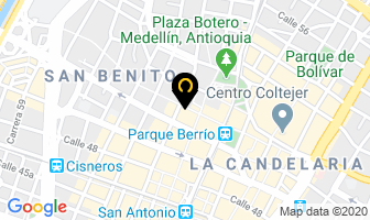 Mapa de El Caliz De Azucar en Medellín