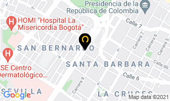 Mapa de El Caminito en Bogotá D.C