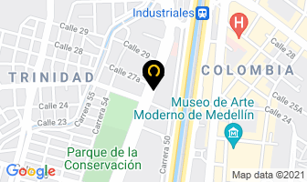 Mapa de El Canil Bulldog.com en Medellín