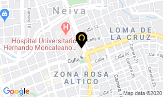 Mapa de El Carbon Llanero en Neiva