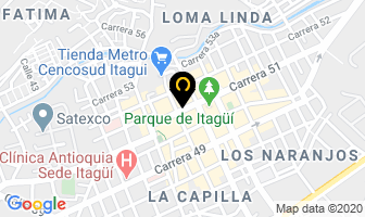 Mapa de El Cedro en Itaguí