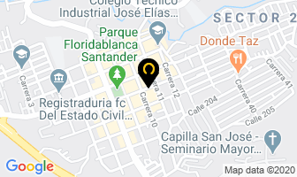 Mapa de El Charro Jonathan en Floridablanca