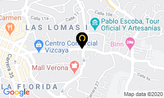 Mapa de El Cortinero en Medellín