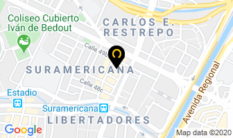 Mapa de El Costurero De Paula en Medellín